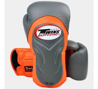 Боксерские перчатки Twins Special (BGVL-6 gray/orange)